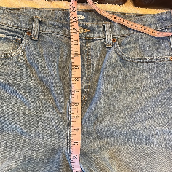 Old Navy High Rise Lola Boyfriend Raw Hem Jeans size 14 - Picture 9 of 15